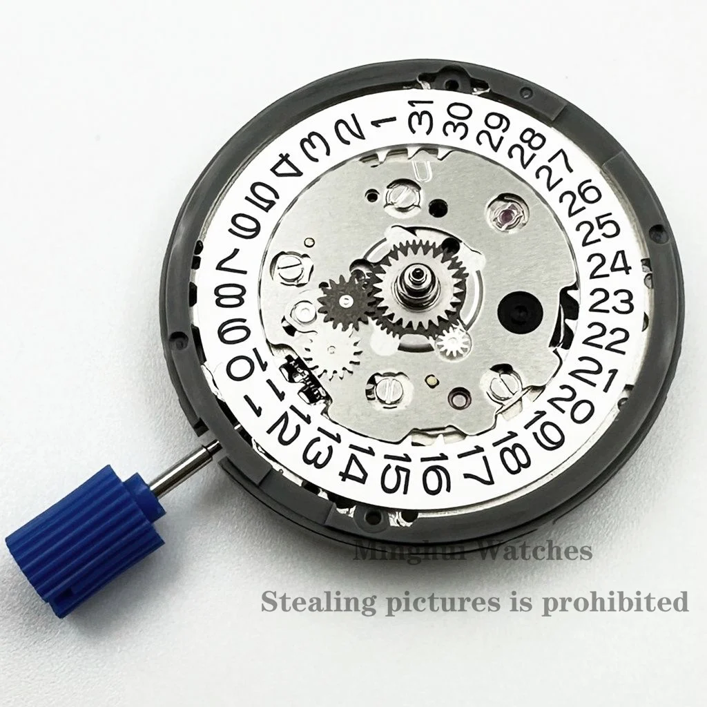 Calendar 24 Jewels High Accuracy NH34 watch movement Winding NH34 Automatic Self-winding Stem Set