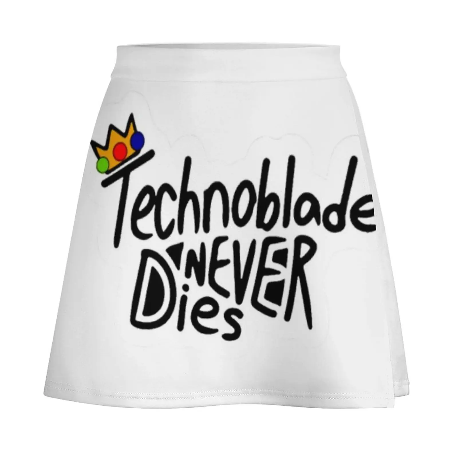 Technoblade Never Dies Mini Skirt korean fashion women clothing 2024 new arrivals skirt sets clothes for woman