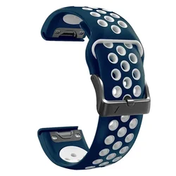 Solar QuickFit Silicone Watch Strap, 26mm/22mm, Premium Silicone Watchband Bracelet - QuickFit 26mm (07)