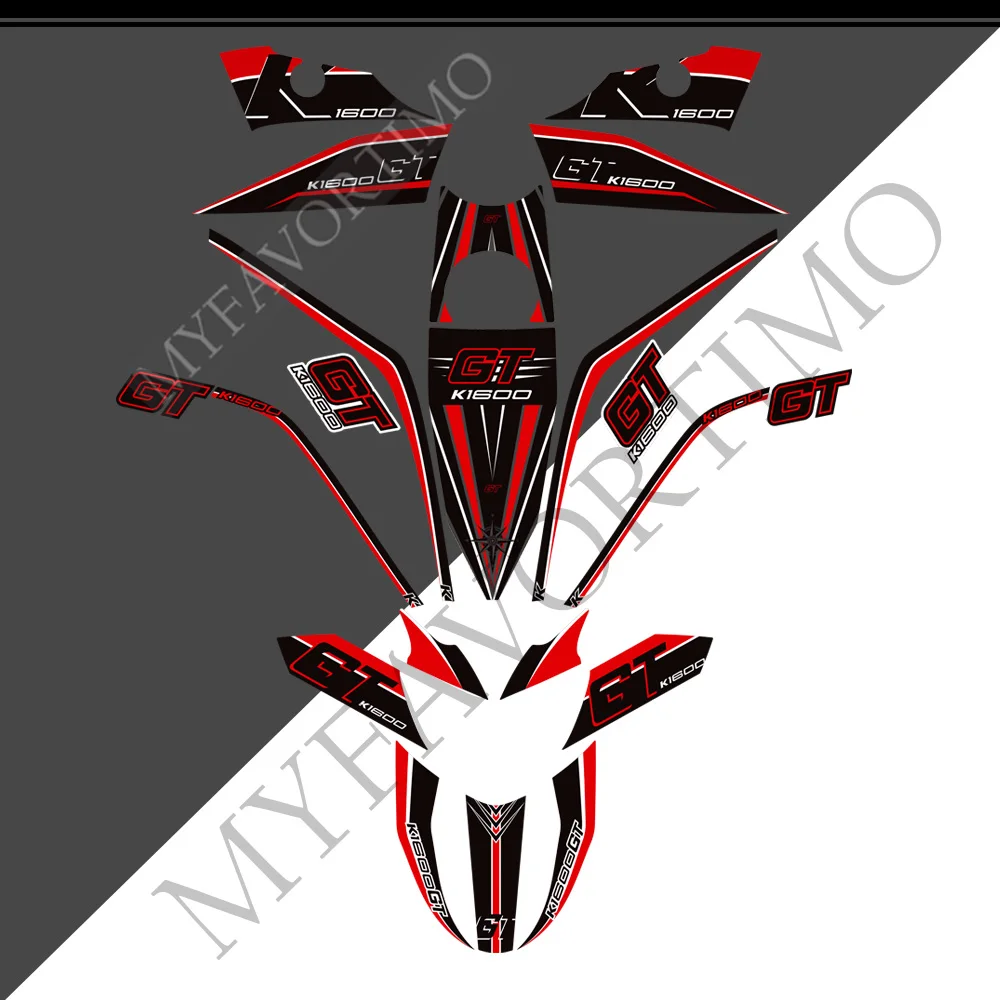 

Motorcycle Fairing Fender Emblem Logo Cases Panniers Luggage Trunk Tank Pad Stickers Protector For BMW K1600GT K1600 K 1600 GT
