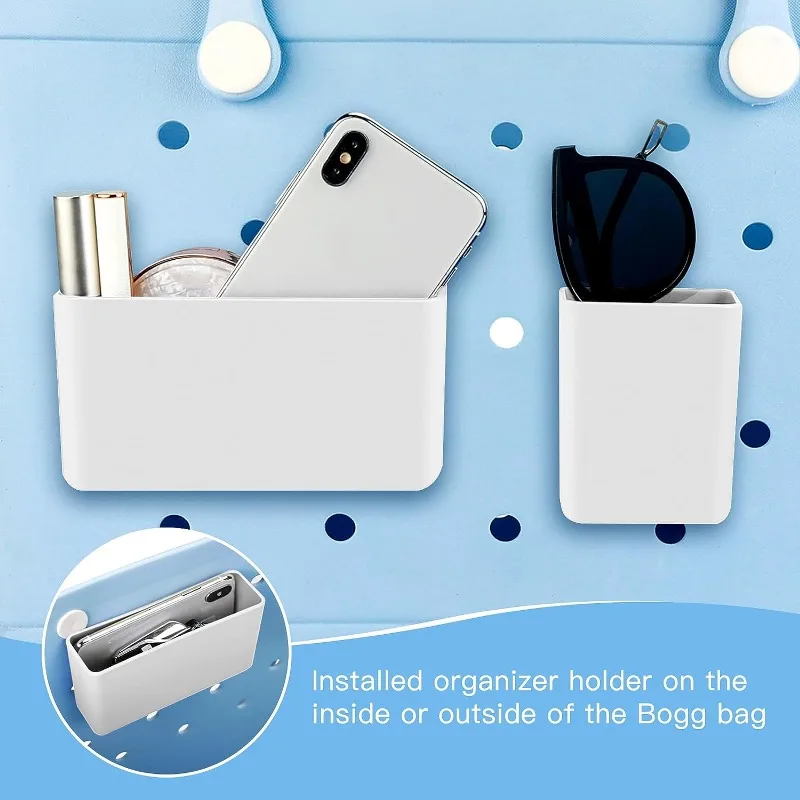 Bogg Bag Silicone Mobile Phone Storage Bag Beach Hole Bag Accessories  Mobile Phone Holder Storage Bag - AliExpress