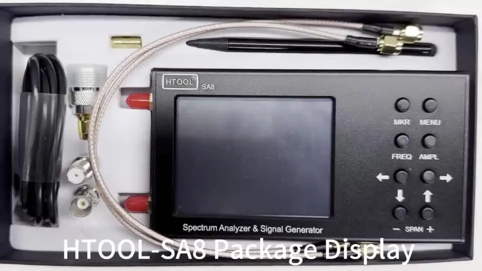 HTOOL SA8 Spectrum Analyzer 35-6200 MHz Signal Generator HT6 Log