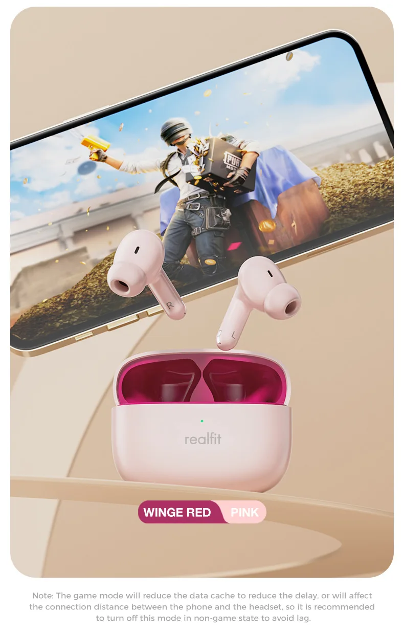 Realfit F3 ANC Active Noise Cancellation True Wireless Earbuds