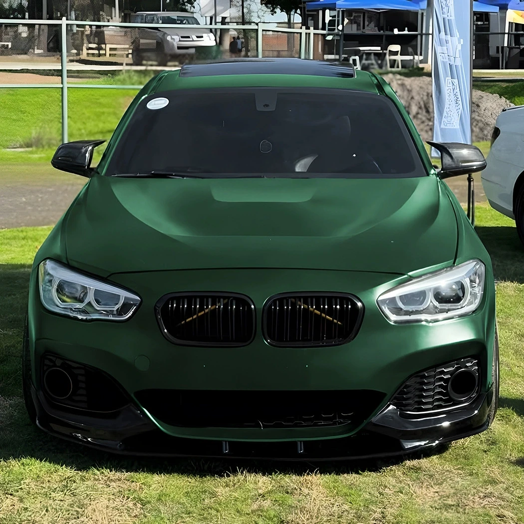 BMW F20 F21 M-Sport 118i 118d 120i 120d M135i M140i 2015-2019용 프론트 범퍼 스포일러 립 4피스 스플리터 디퓨저 바디 키트