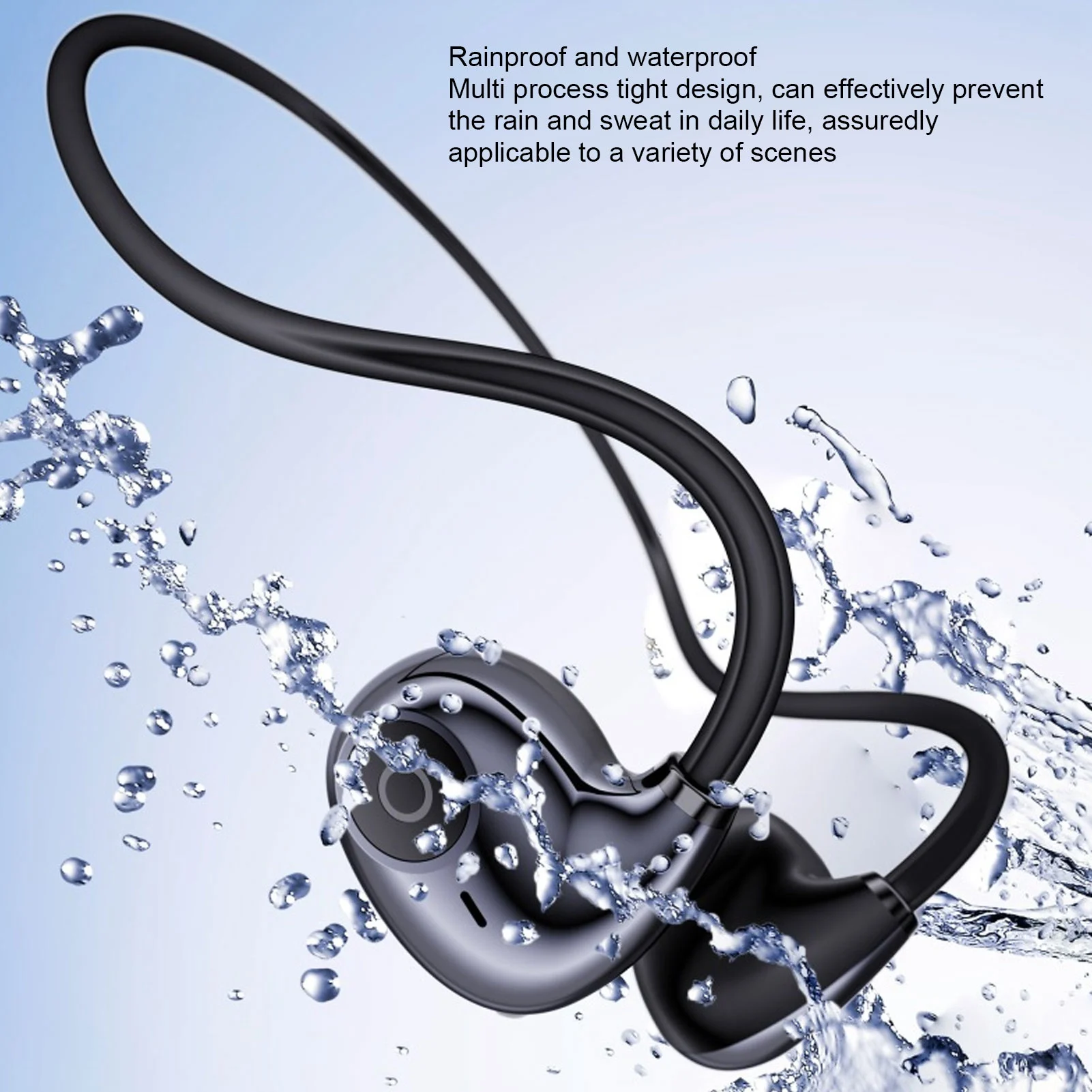 Wireless Ergonomic HiFi Sound Open-Ear Headphones - Lightweight Waterproof Design