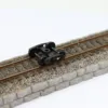 Evemodel HO Scale 1:87 Bearing Truck with 33" Plastic Wheels POM Bogies 2-Springs 12pcs/24pcs HP22BHO 5