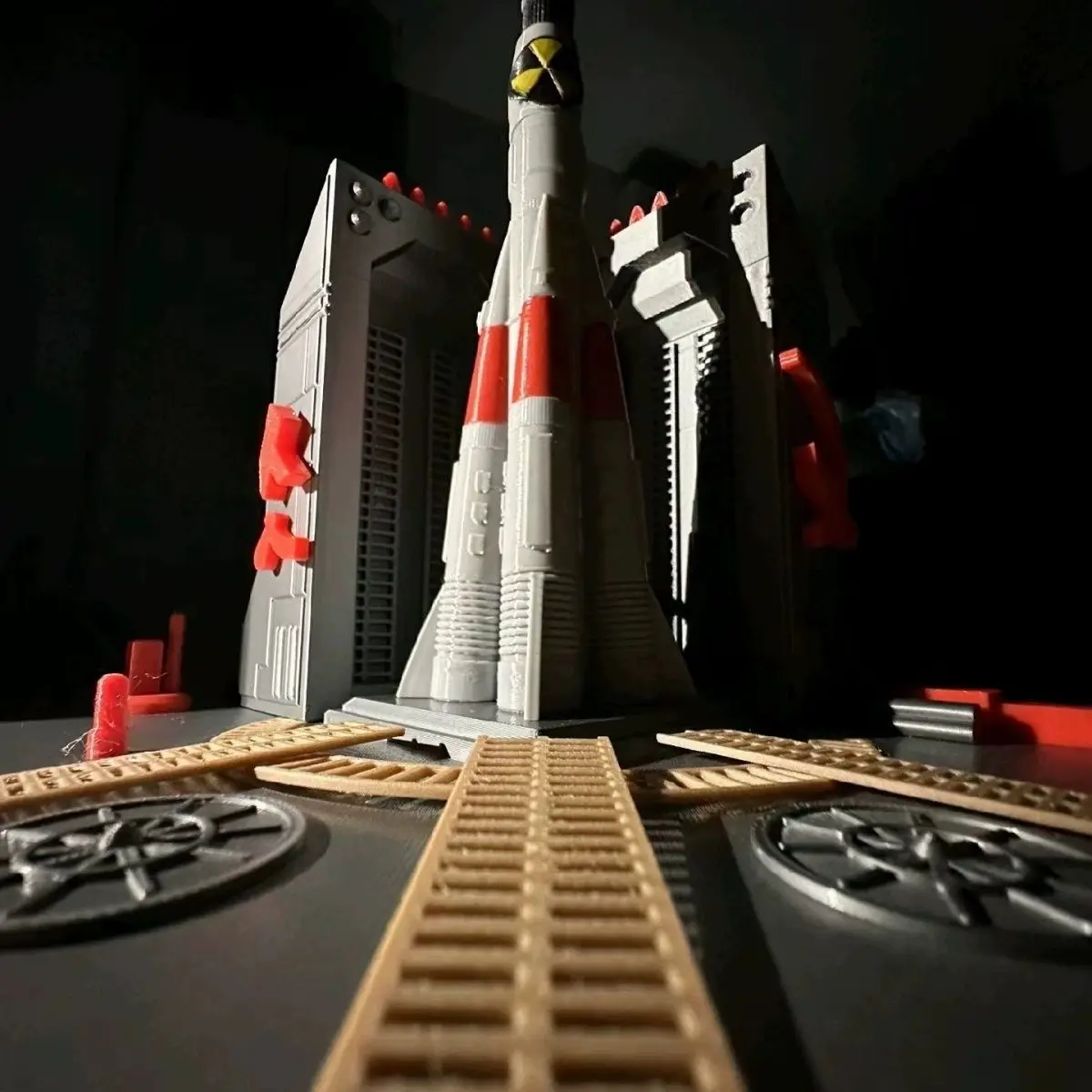 3D 프린팅된 소련 핵미사일 모형, 커맨드 컨커 레드 알렛, 가정 사무실 책상 장식, 팬들을 위한 수집용 선물