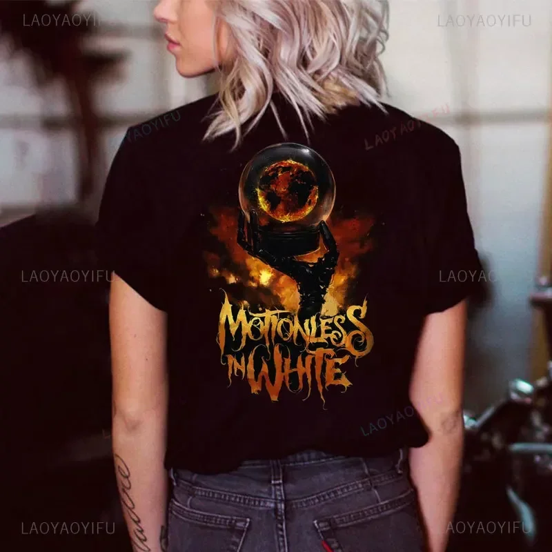 Fashion Creatures Black Birds Rose Hip Hop Cotton TShirt Motionless in White Casual T Shirt Summer T-shirt for Men Women Tops 4