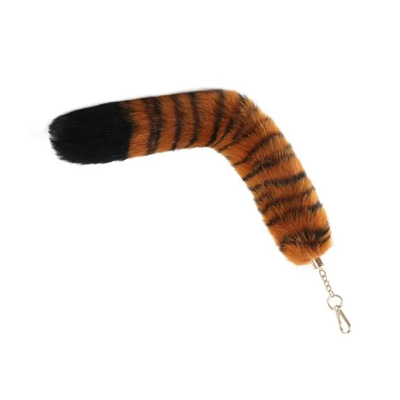

Animal Tail Keychain Faux Furs Tail Pendant Long Tail Pendant Keyring