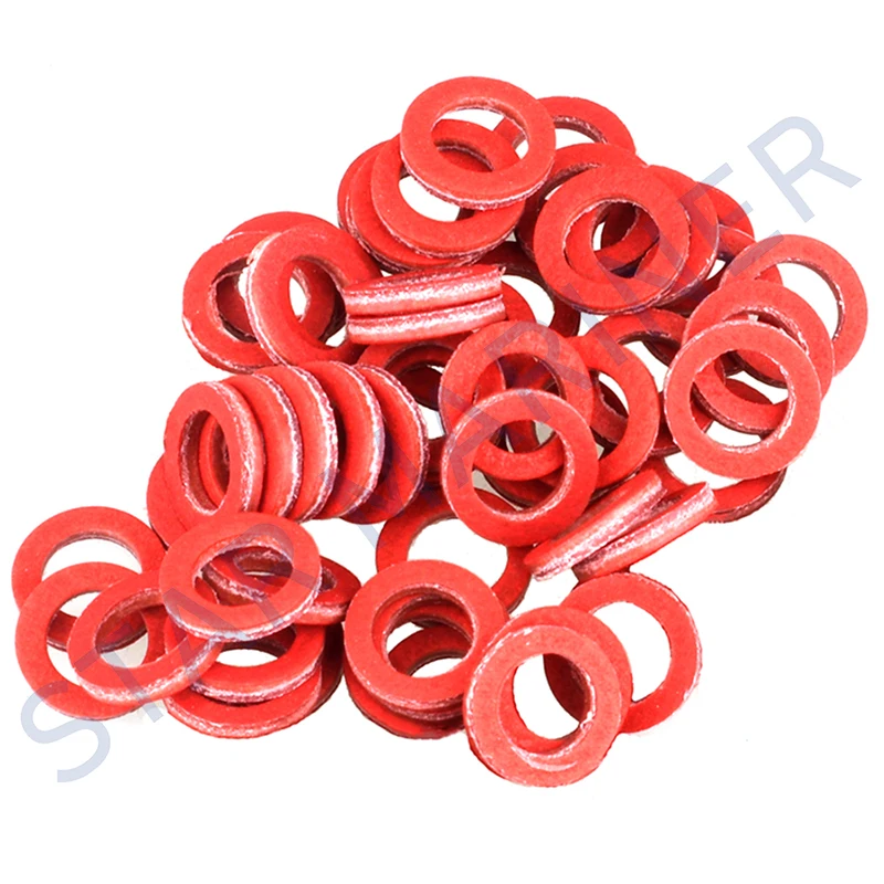 90430-08020-0 RED GASKET Plastic Lower Unit Oil Drain Screw50PCS 90430-08020-00 For Yamaha Parsun boat motor 90430-08003