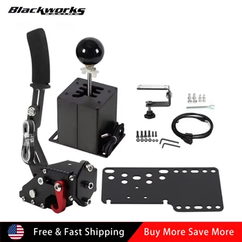 PC USB Simulator Shifter 64 Bit 6+R Handbrake for G29 G27 G25 G920 T300RS/GT 1