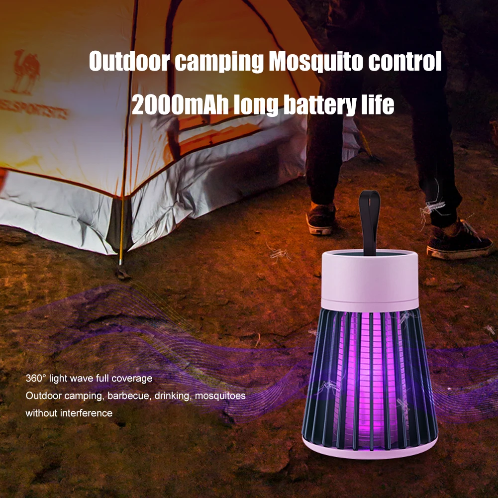 Lampe Anti-Moustique, Piège À Lumière À Led Anti-Mouche Électrique