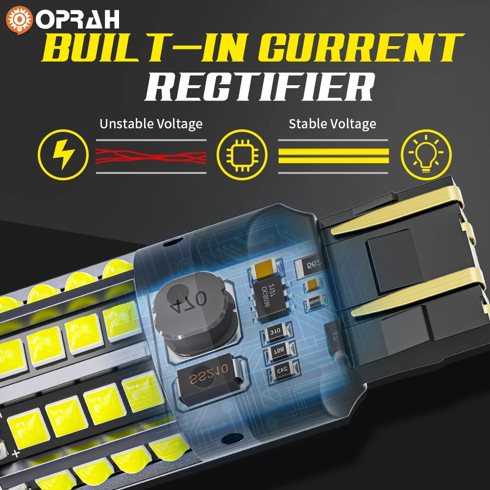 Oprah-ڵ  õ, 2 , Py21w Ba15s P21w Led 1156 Bau15s  3030SMD Canbus 1157 Led Bay15d P21/5w, 극ũ  Ʈ