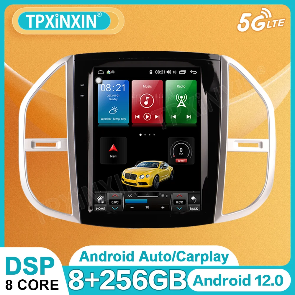 

Android 12 256GB For Mercedes Benz W477 Vito 3 2012-2020 Car Radio Multimedia Player GPS Navigation Head Units 2Din DVD Carplay