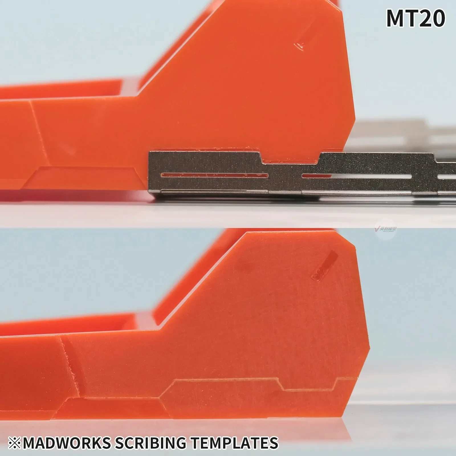Model Tools MAD WORKS MT20/MT21 Scribing Templates Plastic Engrave Line For Military Model Craft DIY Accessories