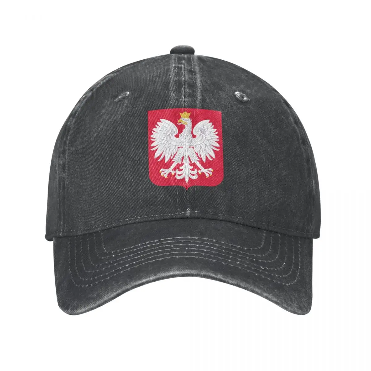 

Мужская бейсбольная кепка с гербом Польши, Классическая винтажная хлопковая кепка-тракер с угольным оттенком, унисекс, для взрослых