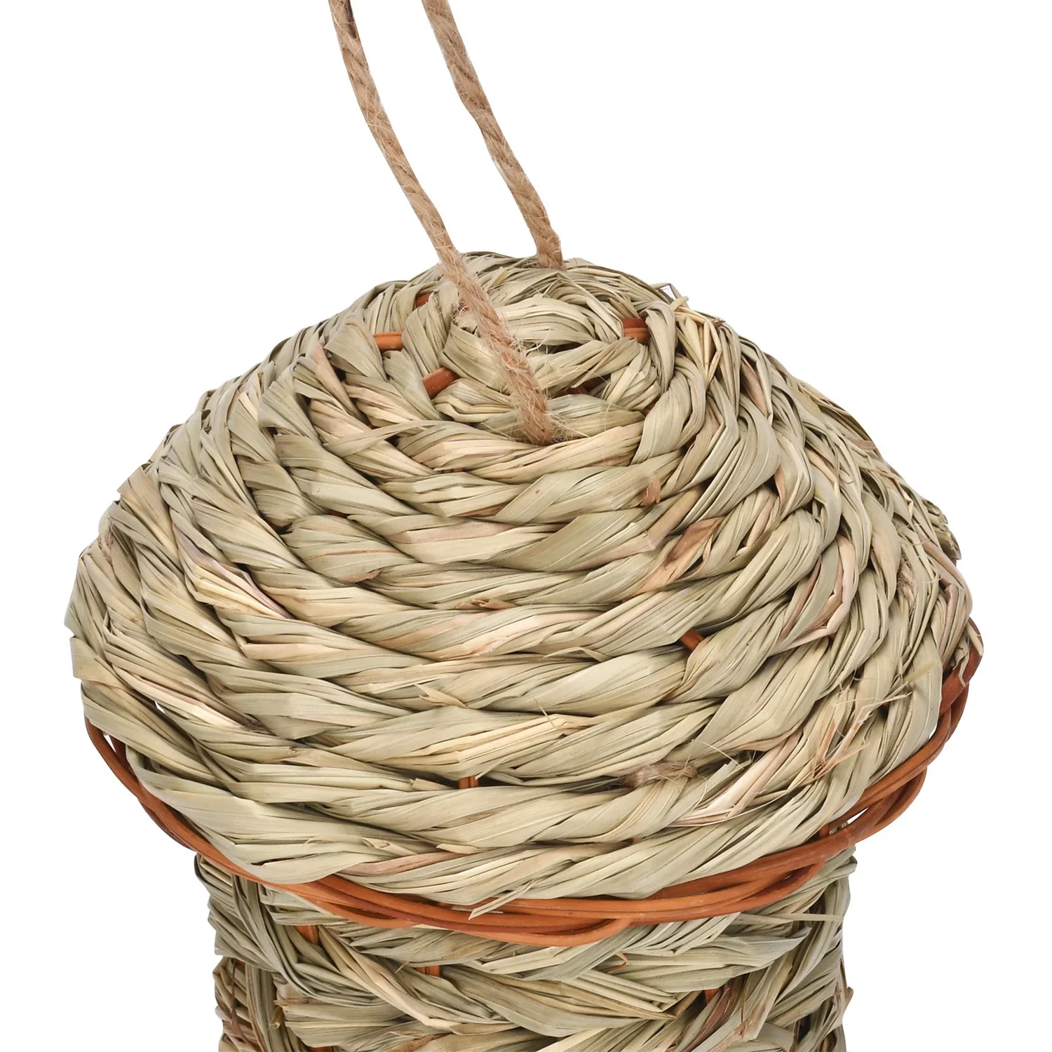 Birds Nest Bird Cage Natural Grass Egg Cage Bird House Outdoor Decorative Weaved Hanging Parrot Nest Houses Pet Bedroom bird house bird cage bird nest pet sleeping bed bird sleeping bed