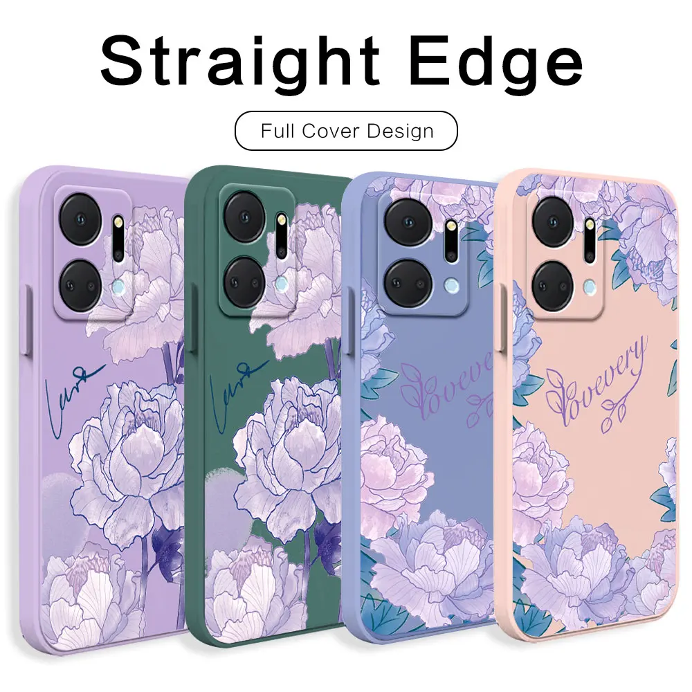 Per Huawei Honor X7A Custodia In Silicone Colorato Proteggi Cover Posteriore Coque Per Honor X7 X 7 Custodia Morbida Per Honor X7A X7A Bumper Fundas