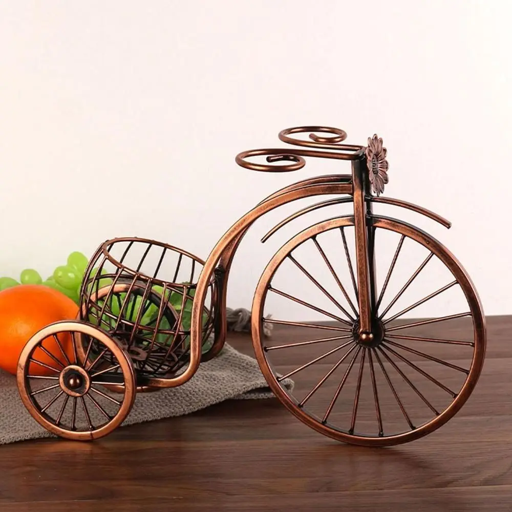 Retro Carriage Bike Wine Rack Hanging Wine Glass Holder Bar Dining Table Decor Wine Bottle Display Rack Wine Cup Organizer 3