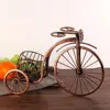 Retro Carriage Bike Wine Rack Hanging Wine Glass Holder Bar Dining Table Decor Wine Bottle Display Rack Wine Cup Organizer 3