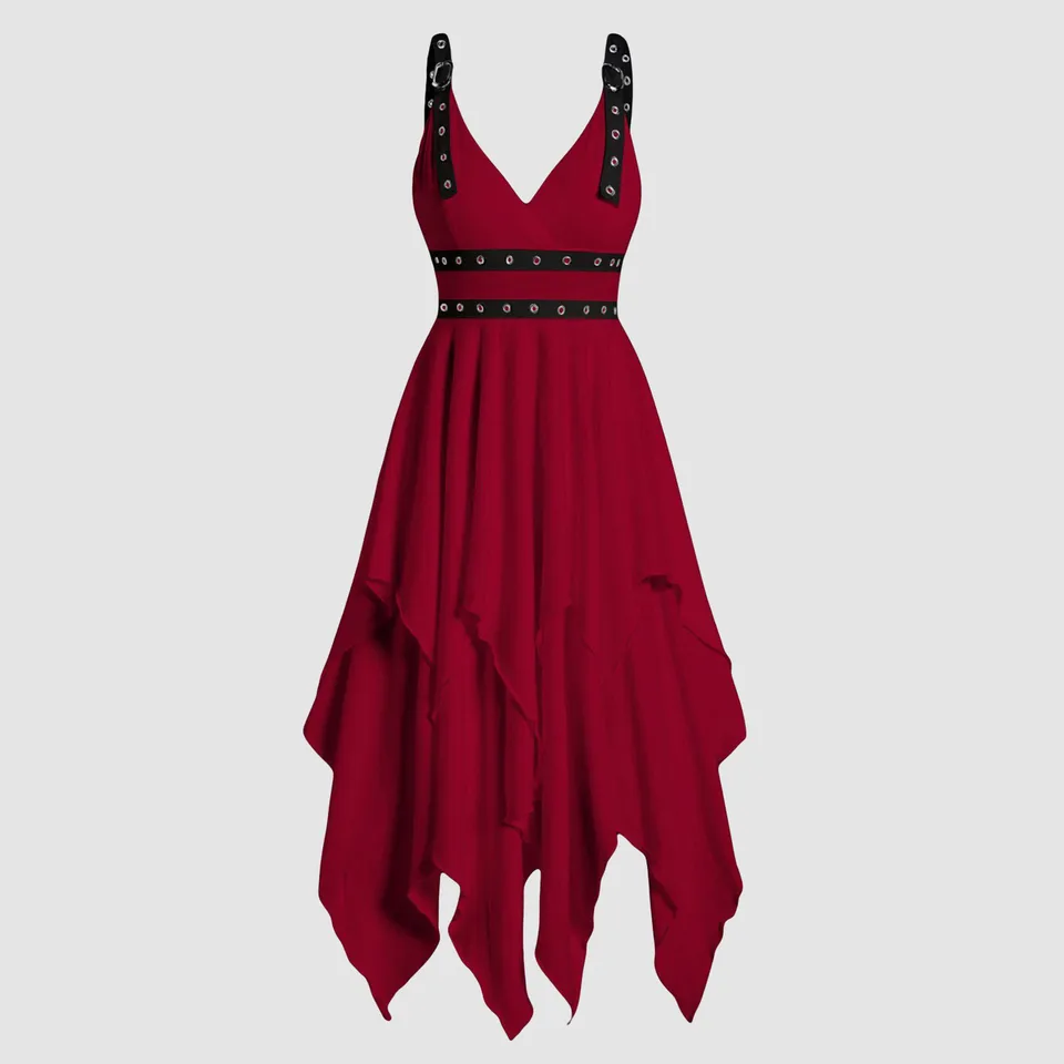 Gothic Vintage Women Dress Halloween Cosplay Costume