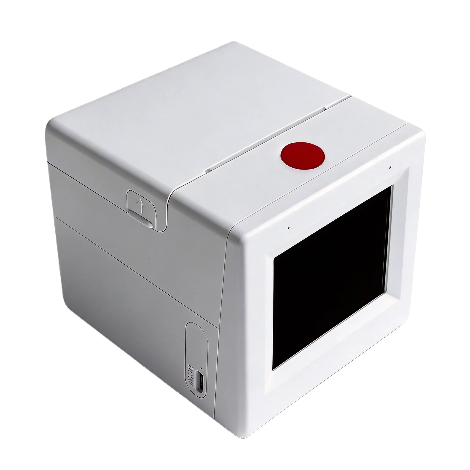 스마트 AI 음성 스티커 프린터 박스(디스플레이 포함) 잉크리스 휴대용 스티커 제작기(가정, 사무실, 학습 및 DIY 프로젝트용)