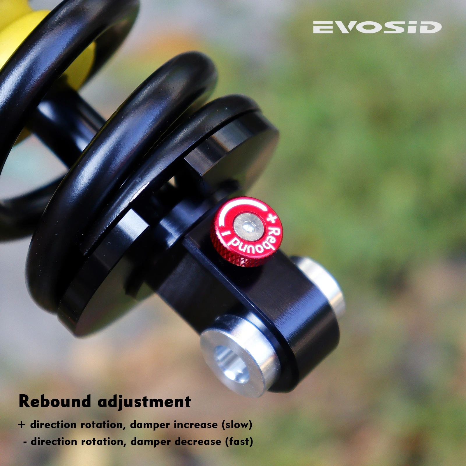 EVOSID MTB 자전거 후방 충격 흡수 장치 DH FR AM 오토바이 충격 자전거 흡수 장치 550lbs 내리막 산악 자전거 스프링 서스펜션