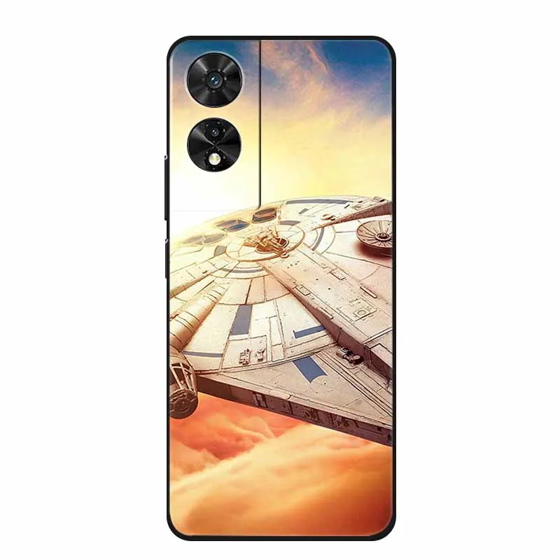 Black Geometric Silicone TPU Phone Case - Soft Back Cover Shield
