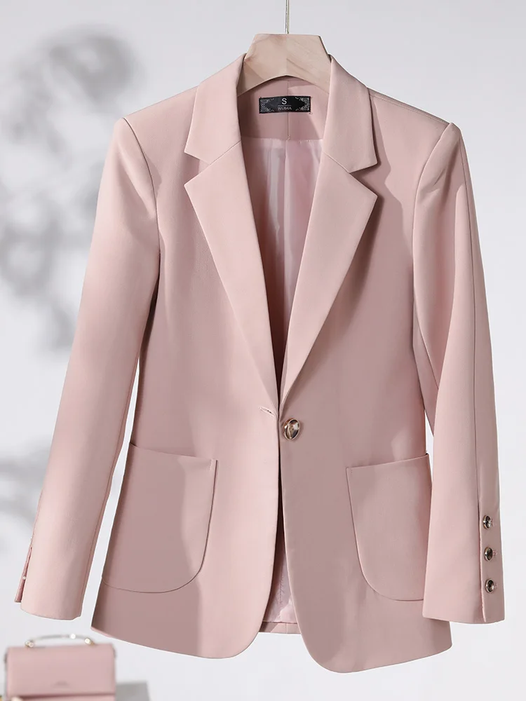 Fashion Professional Women's autumn and winter new long-sleeved suit unique temperament to make you unique