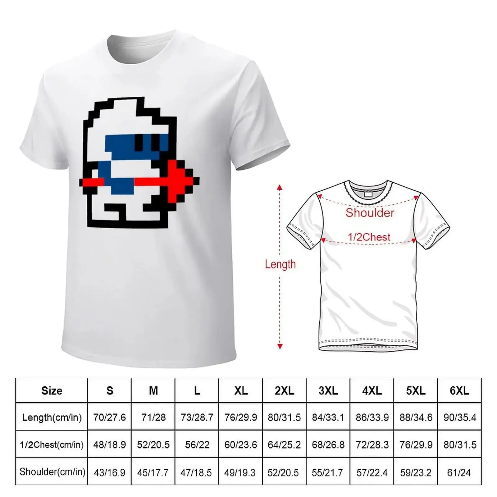 Qui Drng Funny Dig Dug T-irt Men's Comfortable Breathable Casual ort Sve T-irt Quali Material Other Material 00%