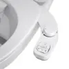 SAMODRA Non-Electric Left-Hand Bidet - Self Cleaning Dual Nozzle (Frontal and Rear Wash) Fresh Water Bidet 1