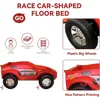 Twin Bed Frames for Kids,Twin Platform with Wood Slat Support for Children,Toddler Frames with Headboard,Twin Size 3
