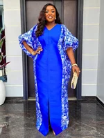 Robes africaines élégantes personnalisées pour femmes musulmanes broderie Boubou Robe Dashiki afrique vêtements Ankara tenue Robe de soirée avec 1