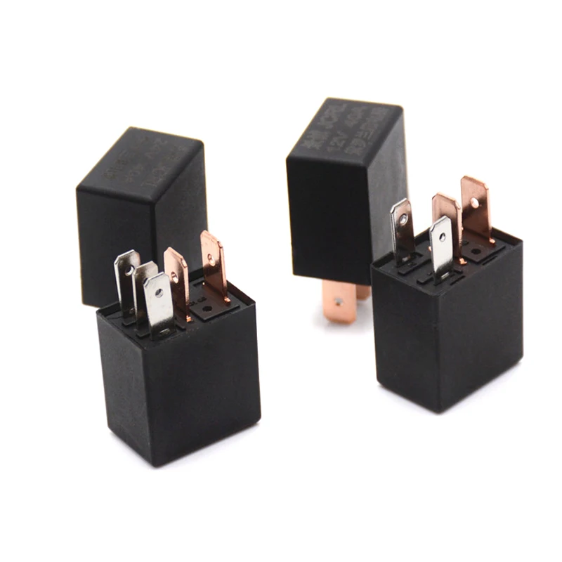 1pc schwarz dc 12v 40a Nennstrom 1no 1nc spdt 4/5 pins Auto Kfz-Alarm relais 40 Ampere – Detail 10