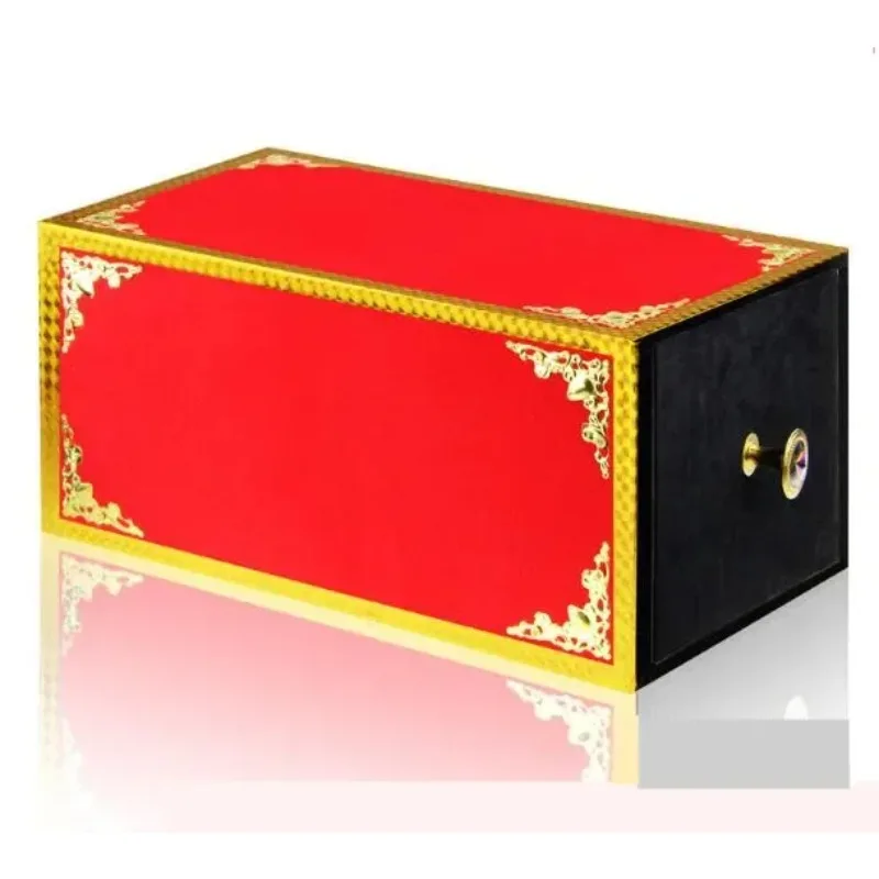 나무 서랍 상자 무대 마술 트릭 물건은 빈 상자에서 나타납니다 Magia Magie Magicians Prop 액세서리 Illusion Gimmick Games