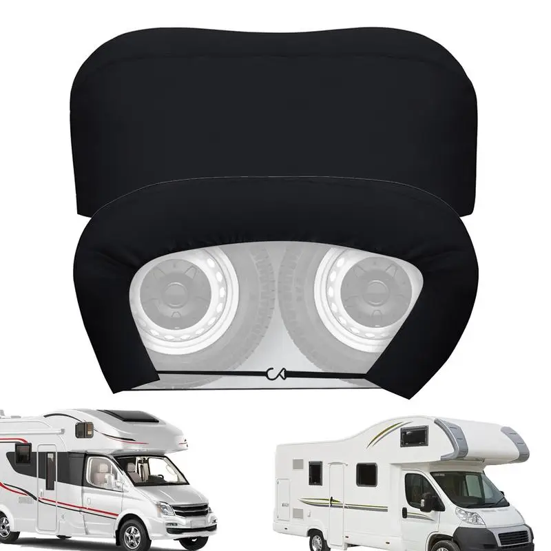 

Trailer Tire Covers Tire Covers Set Tire Protectors Waterproof Trailer Wheel Covers Anti-UV Snow Protector Motorhome Tire Covers