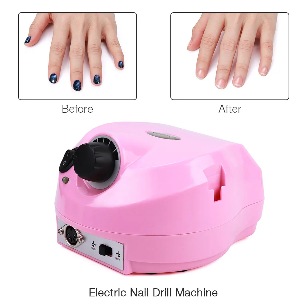 35000RPM Professional Nail Drill Polishing Machine Nail Gel Grinding Milling Device Manicure Pedicure Polisher Nail Drill Bits