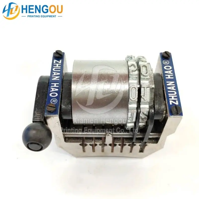 

digits numbering machine horizontally forward with spring