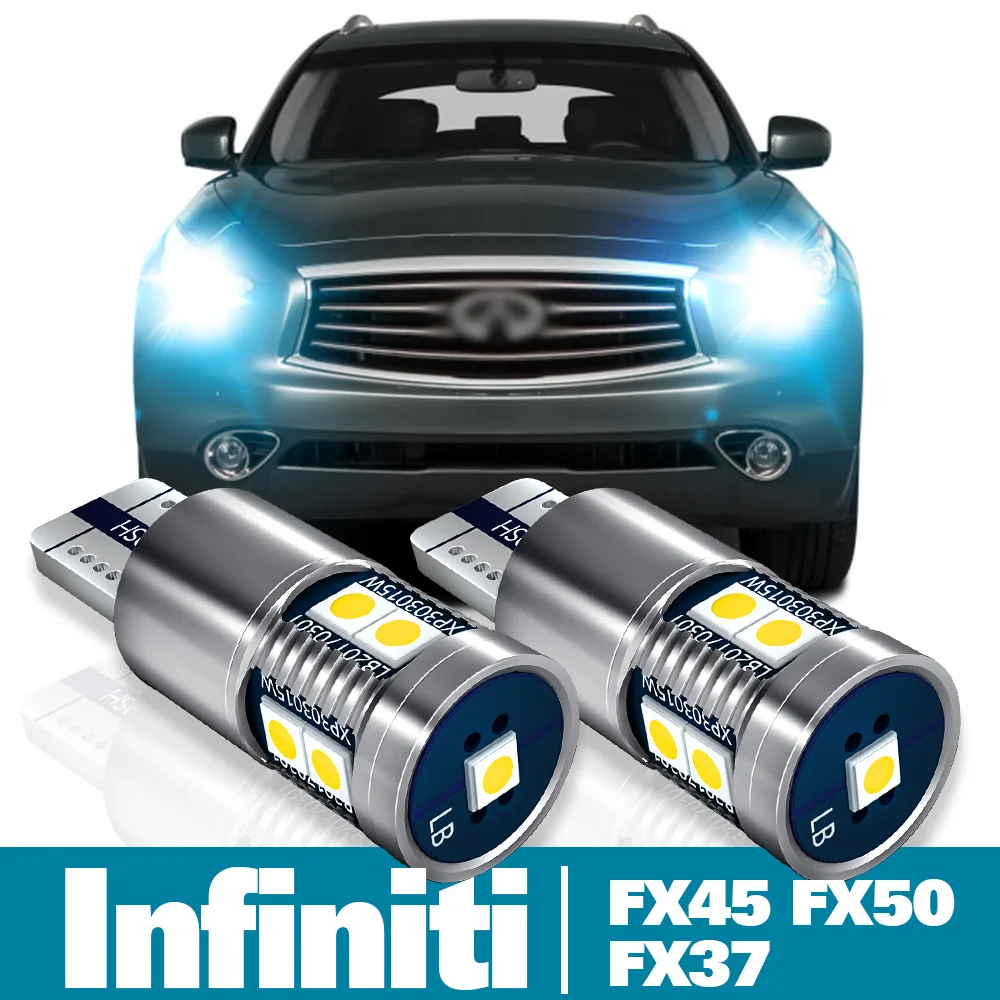 2pcs LED Parking Light For Infiniti FX45 FX50 FX37 Accessories 2003