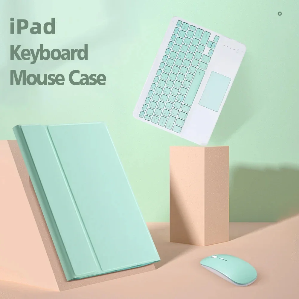 Ultimate Wireless Bluetooth Keyboard Case with Magnetic Leather Cover