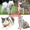 Pet Puppy Harness with Leash, Cat Collar, Breathable Dog Harness, Reflective Dog Leash, Poodle Pet Supplies 4