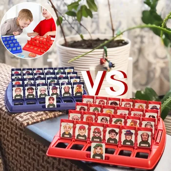 Guess who I am board game parent-child interaction toy logical reasoning children's puzzle guess me you my character chessboard 1
