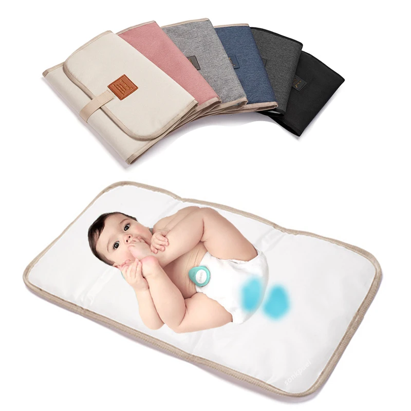 Baby Portable Foldable Washable Compact Travel Nappy Diaper Changing Mat Waterproof Floor Change Play diaper changing pad diaper changing mat