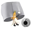 Man Sexy Lingerie Long Reduce Sex Sensitivity with Penis Hole Crotch Pouch Modal Seamless Underwear Reduce Sex Sensitivity 1