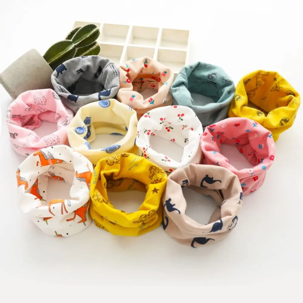 1-16 Years Old Cotton Kids Winter Scarf Cashmere Cute Children Neck Warmer Warm Windproof Knitted Scarves for Baby Boys Girls