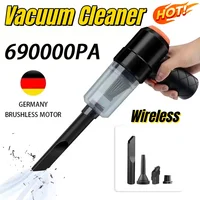 New 690000Pa Wireless Car Vacuum Cleaner 120W 1200mah High-power Vacuum Cordless Handheld Auto Portabale Vacuum Cleaner 2026