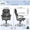Bryce Executive Office Chair, Ergonomic Computer DeskChair with Patented AIR Lumbar Technology, Comfortable Layered Body Pillows 3