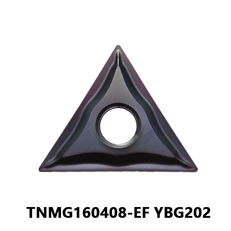 

TNMG160408-EF YBG202 TNMG 160408 EF Lathe Tool Carbide Inserts General Processing External Turning Tool Wear Resistance CNC