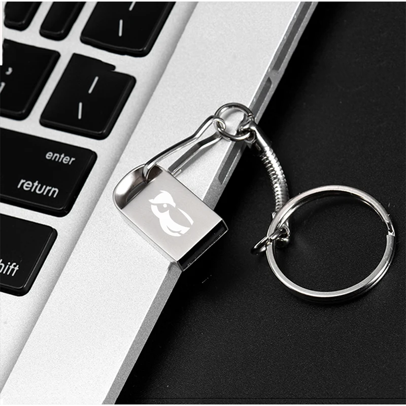 JASTER New Mini Metal USB 2.0 Flash Drive 64GB U Disk 32GB Pen Drives16GB 8GB Gifts Key Chain Memory Stick 4GB Free Custom LOGO