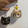 Cat Hair Storage Keychain Transparent Box Creative Pet Fur Keepsake Holder Hanging Pendant Portable Cat Fur Organizer Accessory 4